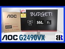 Monitor 24" LED AOC G2490VX 1920x1080 144Hz HDMI DP