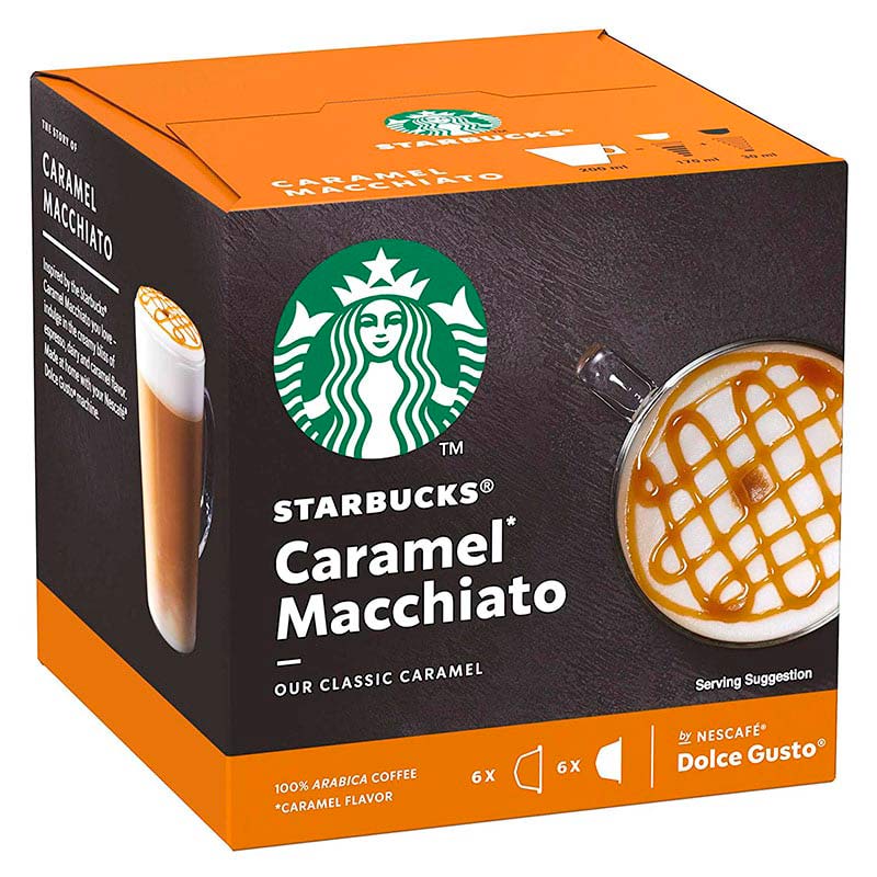 Cápsulas Starbucks Caramel Macchiato para Nescafé Dolce Gusto