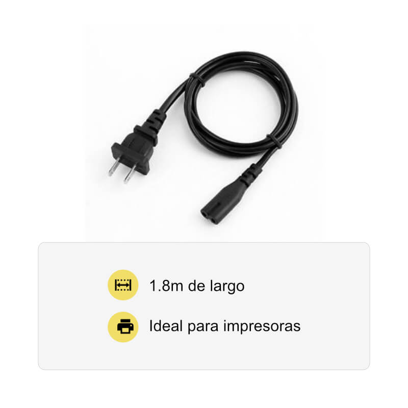 Cable de Poder Agiler AGI-1134 2 Pines