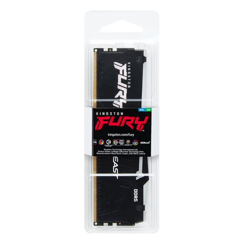 Memoria DDR5 DIMM 16GB Kingston Fury BEAST RGB 5200Mhz Disipador Integrado