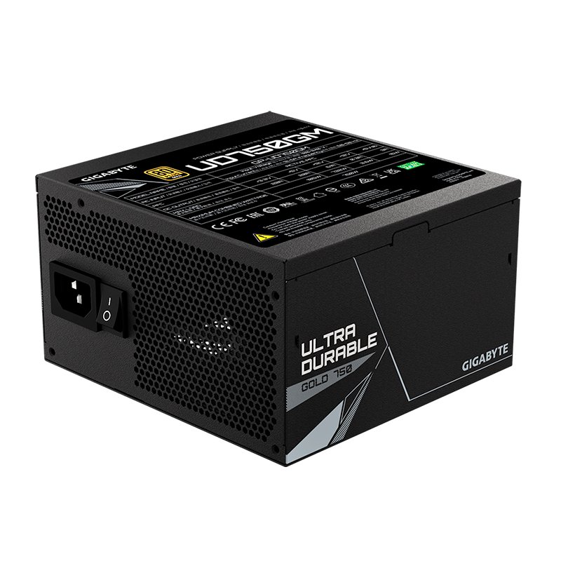 Fuente de Poder 750W Gigabyte UD750GM 80-PLUS GOLD Modular