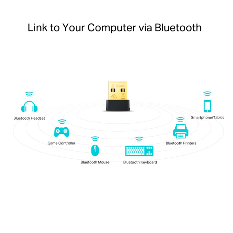 Adaptador de Red USB a Wi-Fi TP-Link Archer T2UB Nano AC600 Doble Banda 200-433Mbps