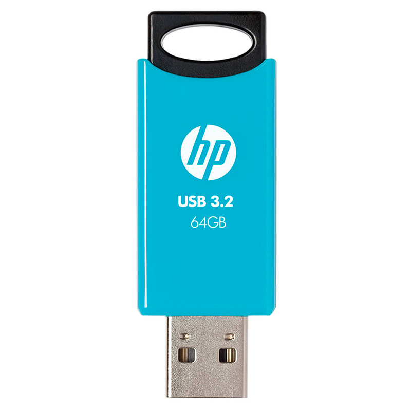 Memoria USB HP 64GB 712w 3.2 Flash Celeste