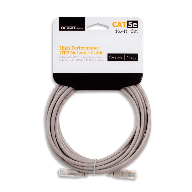 Patch Cord CAT5E Argom 16.4FT 5 metros ARG-CB-1504