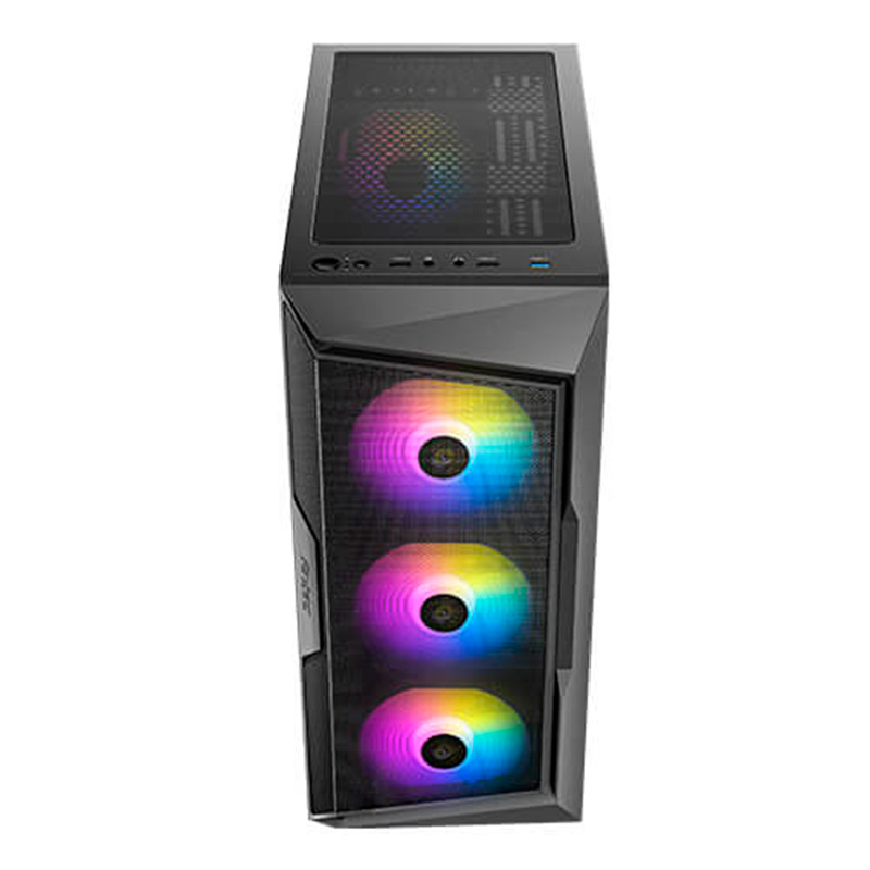 Case Gaming Antec AX61 Élite Media Torre Vidrio Templado ATX Negro (Sin Fuente)