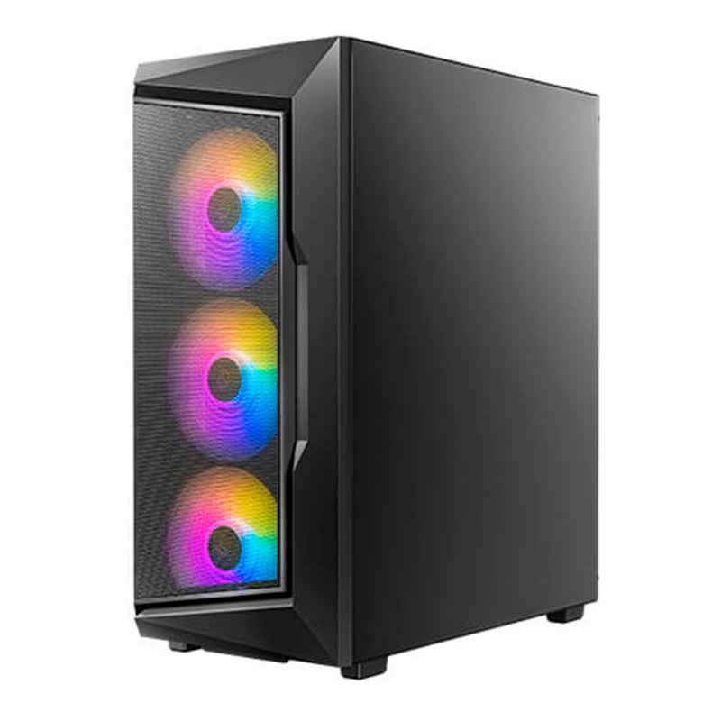 Case Gaming Antec AX61 Élite Media Torre Vidrio Templado ATX Negro (Sin Fuente)