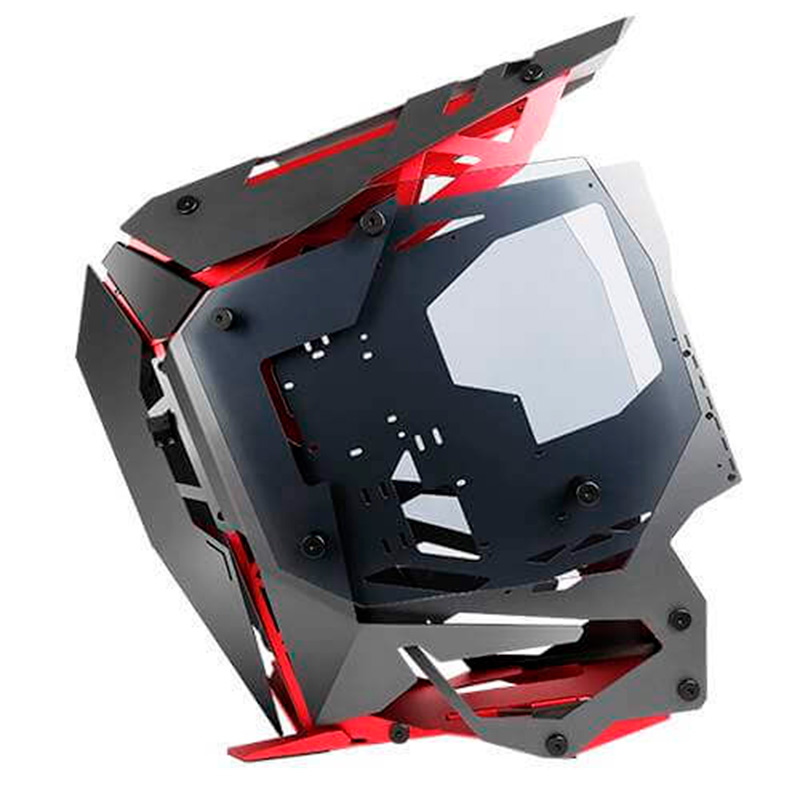 Case Gaming Antec Torque Media Torre Vidrio Templado E-ATX Negro/Rojo (Sin Fuente)