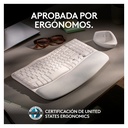 Teclado Inalámbrico Logitech Wave Keys Blanco Español