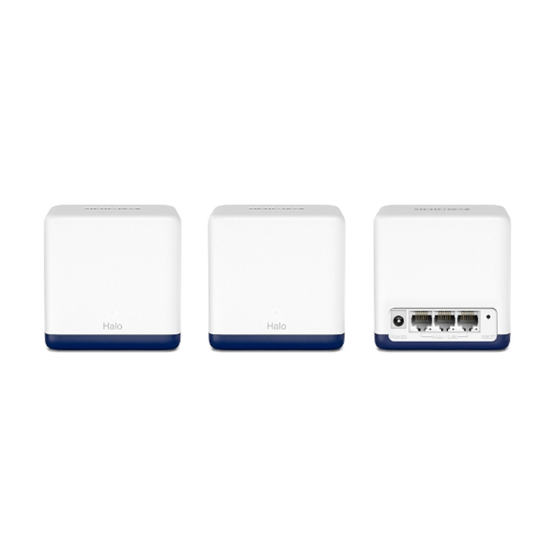 Sistema Mesh Wi-Fi 5 Mercusys Halo H50G Doble Banda 3pack