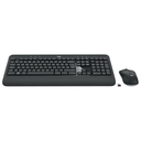 Teclado y Mouse Inalámbrico Logitech MK540 Advanced Negro Español