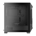 Case Gaming Antec DF600 FLUX Media Torre Vidrio Templado ATX Negro