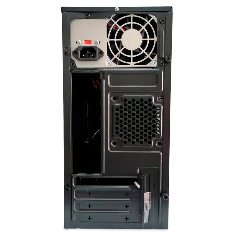 Case AON Media Torre Elite 150 Micro-ATX con Fuente de Poder 550 W