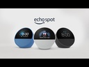 Bocina Inteligente Amazon Echo Spot Smart Azul Con Alexa