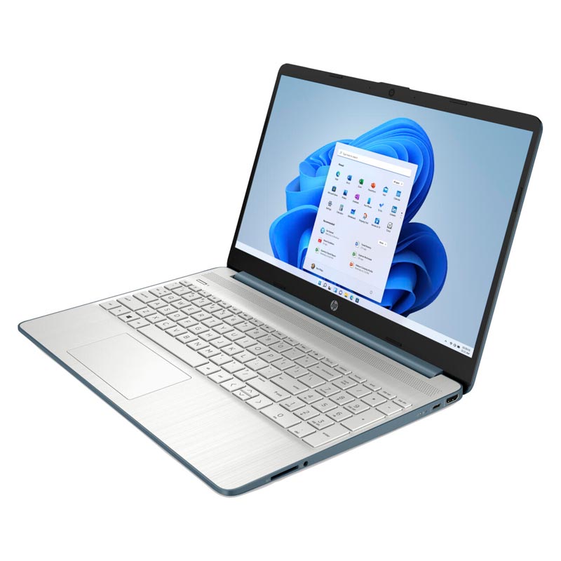 Laptop HP 15-DY5885 15.6" i5-1235U 8GB RAM 256GB SSD W11 Home Azul Teclado en Ingles