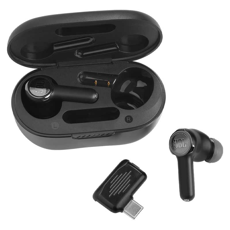 Audífonos Bluetooth JBL Quantum TWS in-ear con Micrófono Negro