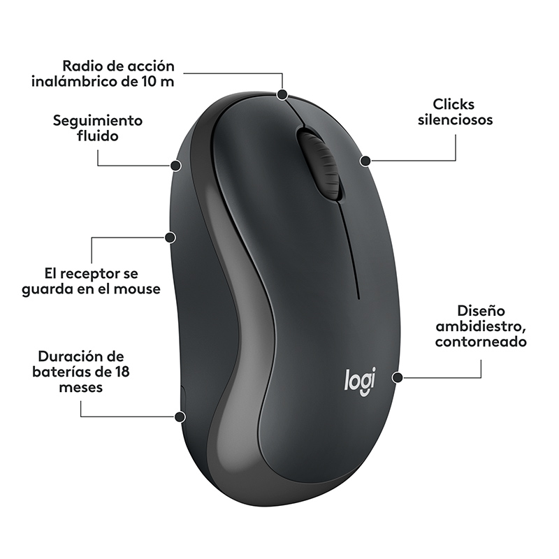 Teclado y Mouse Inalámbrico Logitech MK295 Inalámbrico USB Español