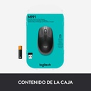 Mouse Inalámbrico Logitech M190 1000DPI Negro-Gris