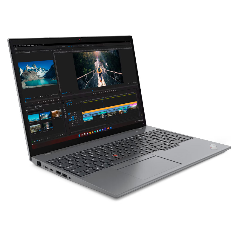 Laptop Lenovo ThinkPad T16 Gen 2 16" Touchscreen i7-1355U 16GB RAM 512GB SSD W11 Pro Gris Oscuro Teclado Inglés