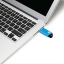 Memoria USB HP 64GB V150w 2.0 Flash Drives Azul/Negro