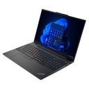 Laptop Lenovo ThinkPad E16 Gen 1 16" i7-1355U 16GB RAM 512GB SSD Negro W11 Pro Teclado Inglés