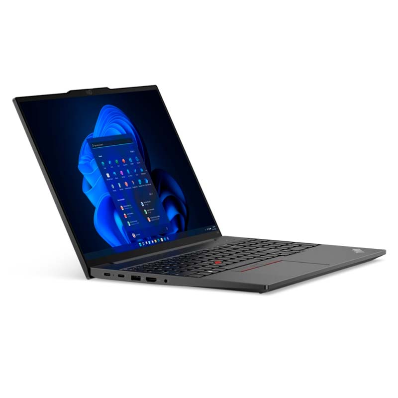 Laptop Lenovo ThinkPad E16 Gen 1 16" i7-1355U 16GB RAM 512GB SSD Negro W11 Pro Teclado Inglés