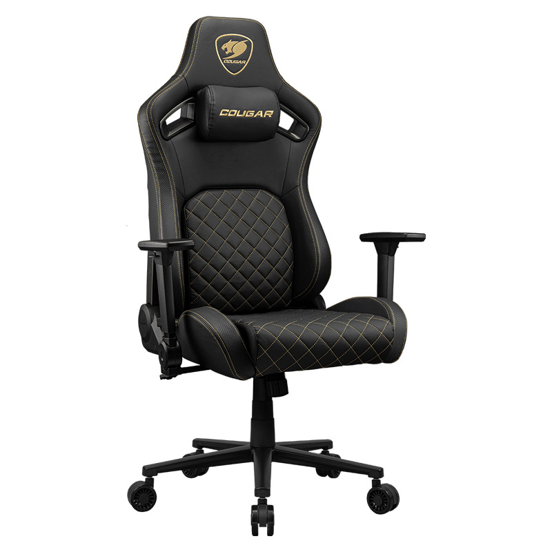 Silla Gaming Cougar Defensor Negro Dorado