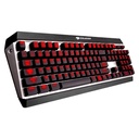 Teclado Gaming Mecánico Alámbrico Cougar Attack X3 RGB Gris Claro