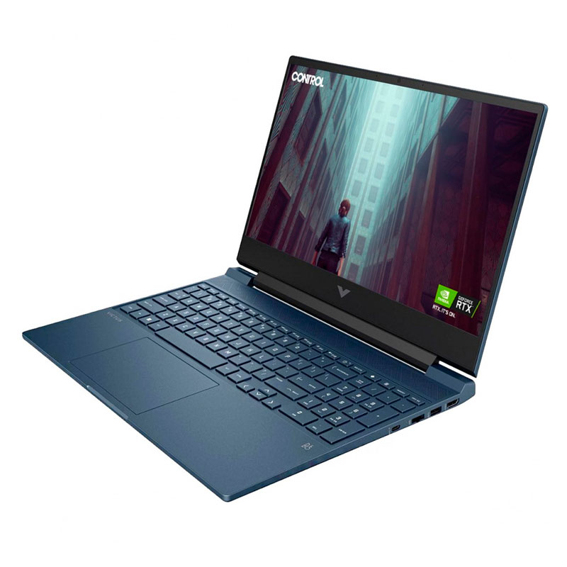 Laptop HP Victus 15-fa0033dx 15.6" i5-12450h 8GB RAM 512GB SSD RTX 3050 4GB Azul W11 Home Teclado Inglés