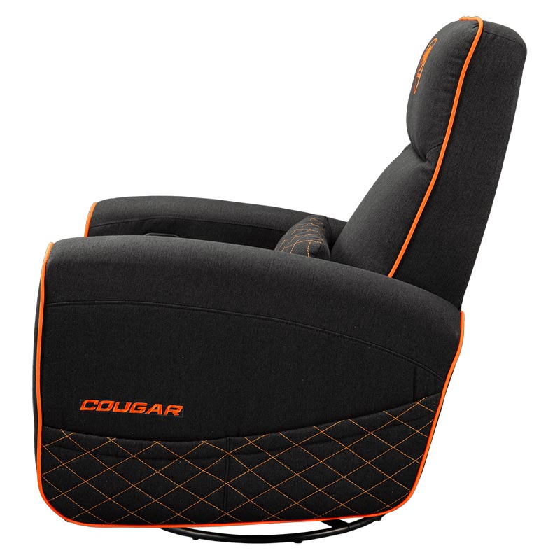 Sofá Gaming Cougar Fidom Negro Naranja