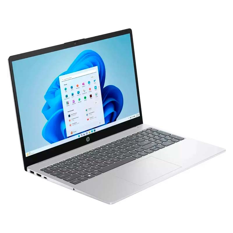 Laptop HP 15-fd0023dx 15.6" Touchscreen i3-1215U 8GB RAM 256GB SSD Gris Claro Teclado Inglés