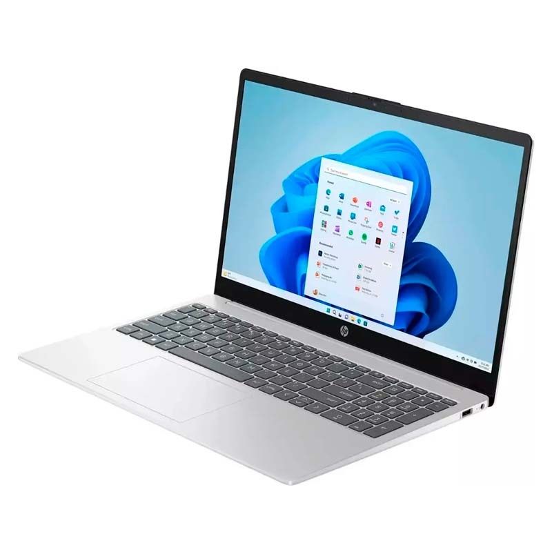 Laptop HP 15-fd0023dx 15.6" Touchscreen i3-1215U 8GB RAM 256GB SSD Gris Claro Teclado Inglés