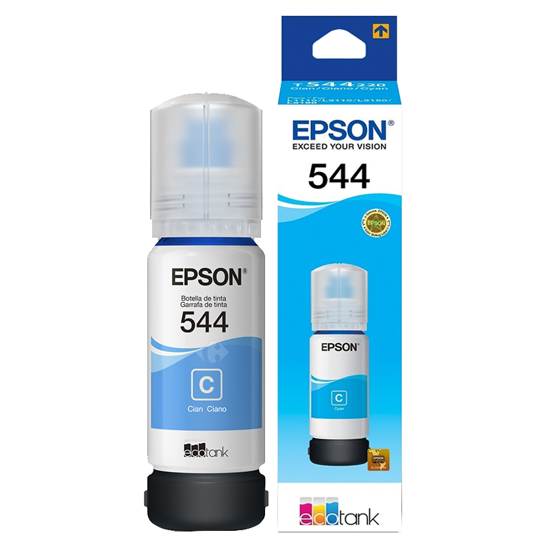 Botella de Tinta Epson T544 Cian 65ml