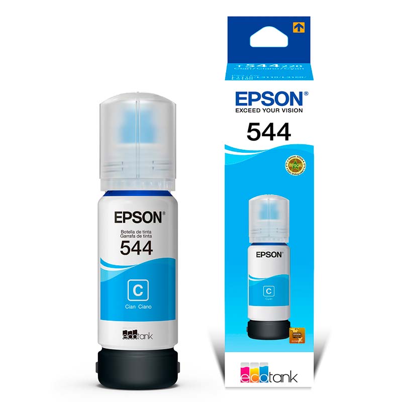 Botella de Tinta Epson T544 Cian 65ml