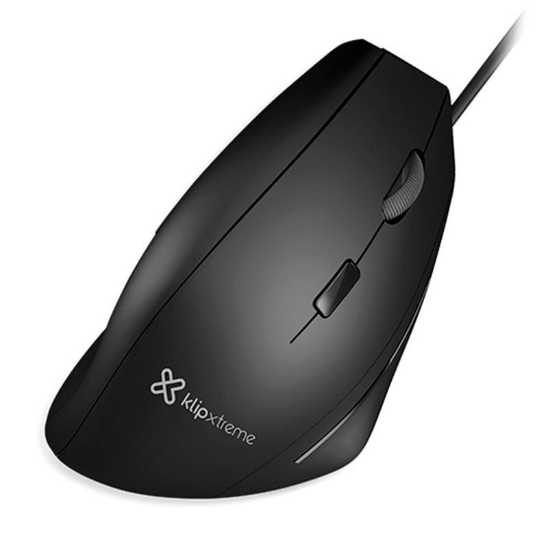 Mouse Alámbrico Klip Xtreme Krest 1600DPI Negro