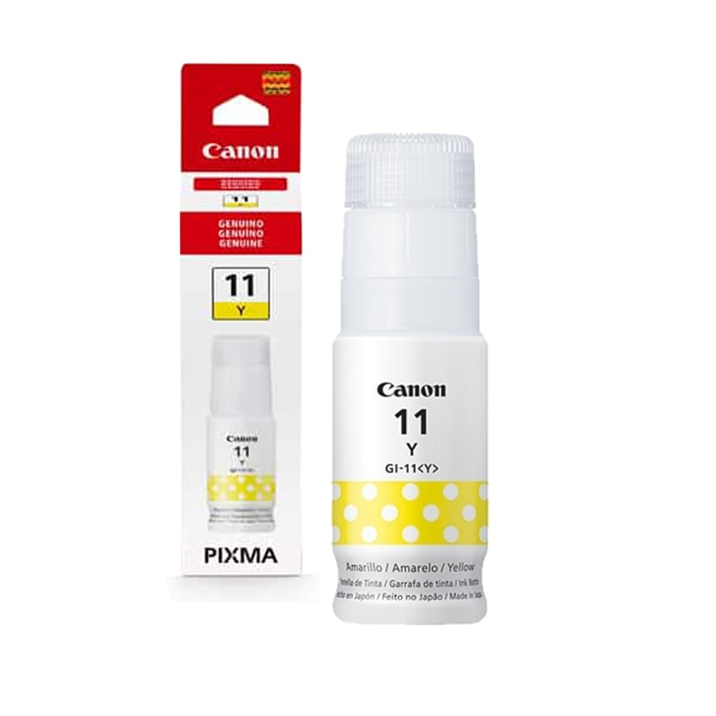 Botella de Tinta Canon GI-11 Amarillo 70ml