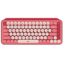 Teclado Mecánico Inalámbrico Logitech POP Heartbreaker Fucsia-Rosado Español