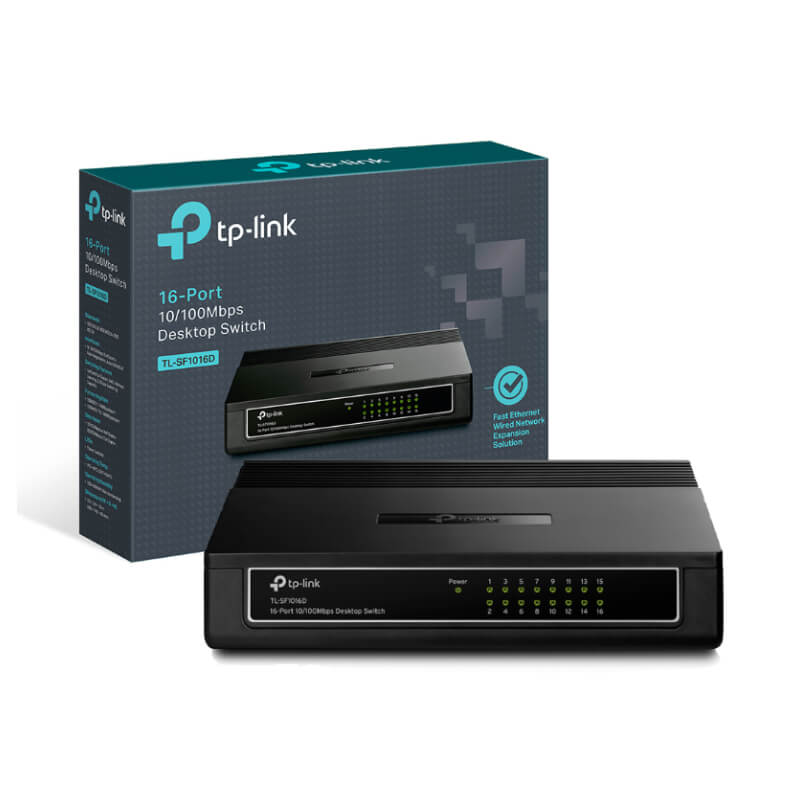 Switch TP-Link TL-SF1016D 16 Puertos 10/100Mbps