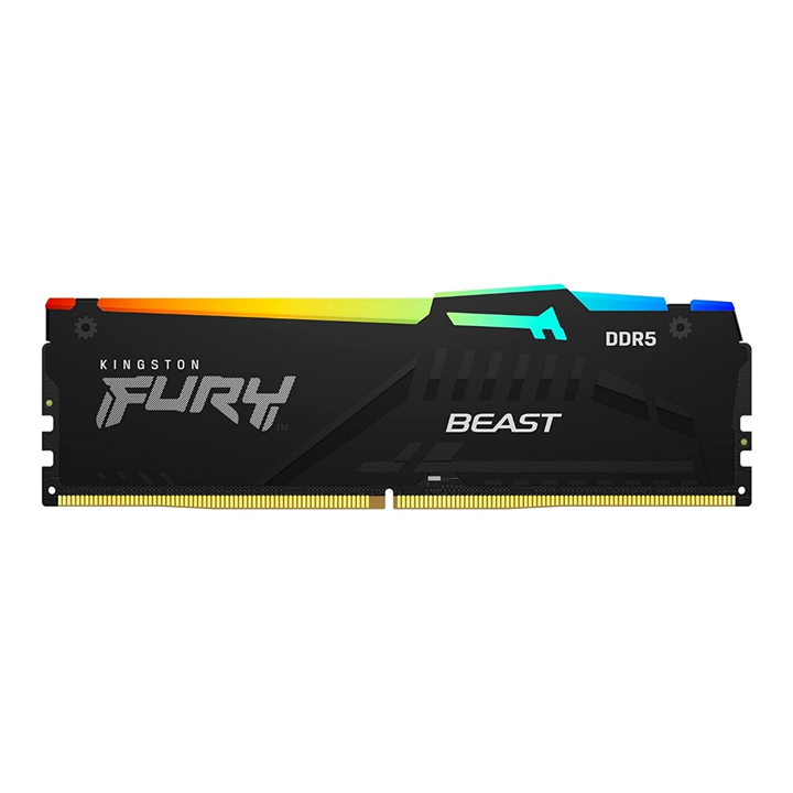 Memoria DDR5 DIMM 8GB Kingston Fury BEAST RGB 4800Mhz Disipador Integrado