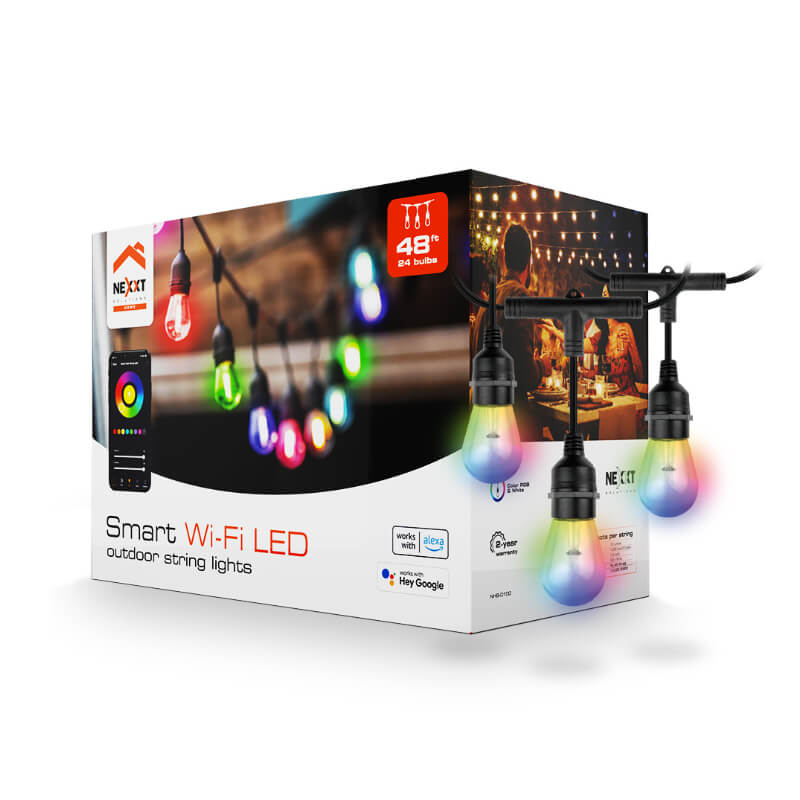 Extensión de Luces LED Inteligente Nexxt RGB Wi-Fi