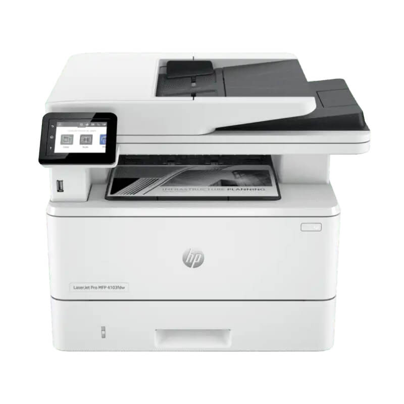 Impresora HP Láser Multifuncional LaserJet Pro 4103fdw USB Ethernet Wi-Fi Bluetooth