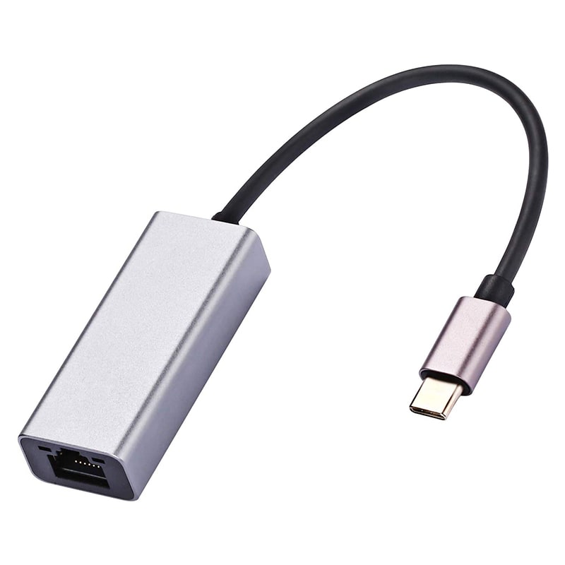 Adaptador de Red USB-C a RJ45 AON AO-AD-1006 10/100/1000 Mbps