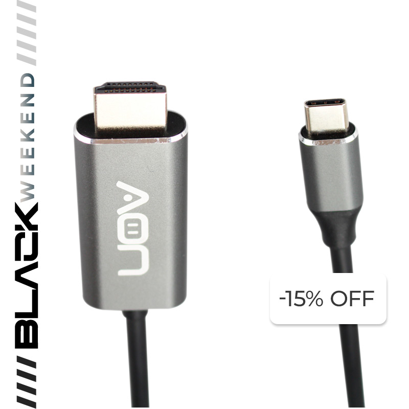 Cable USB-C a HDMI AON AO-CB-2101 1.8M