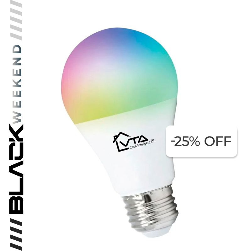 Bombilla LED Inteligente VTA+ E27 RGB 120VAC Smart Home Wi-Fi