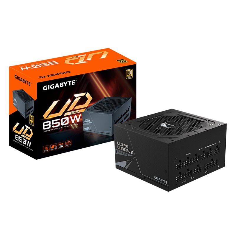 Fuente de Poder 850W Gigabyte UD850GM 80-PLUS GOLD Modular