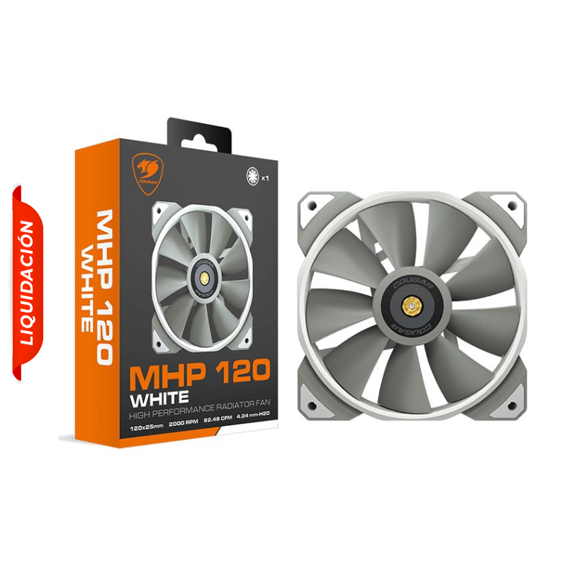 Ventilador Cougar MHP 120mm Blanco