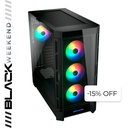 Case Gaming Cougar Duoface Pro RGB Media Torre Vidrio Templado E-ATX Negro (Sin Fuente)