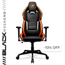 Silla Gaming Cougar HotRod Negro Naranja