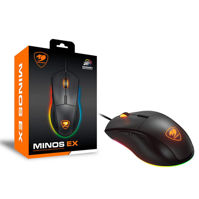 Mouse Gaming Alámbrico Óptico Cougar Minos EX 6400DPI 6 Botones