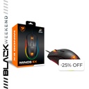 Mouse Gaming Alámbrico Óptico Cougar Minos EX 6400DPI 6 Botones