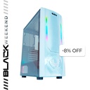 Case Gaming Pilas Tikal J4 RGB Vidrio Templado ATX Blanco (Sin Fuente)